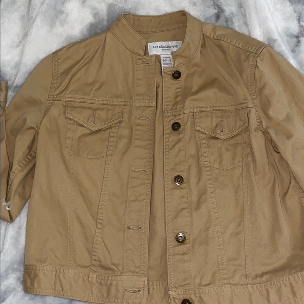 Crop top jean jacket